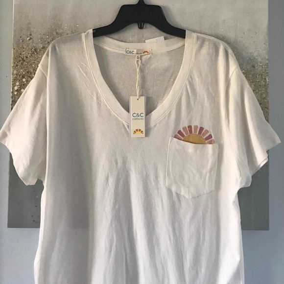 C&C California Cotton T-Shirt (NWT) - Picture 2 of 12